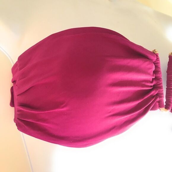 Designer Padded Bandeau Bikini Top - Picture 1 of 5